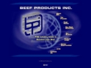 Website Snapshot of Beef Products Inc