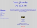 Website Snapshot of Birds & Branches Enterprises