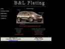 Website Snapshot of B & L Plating, Inc.