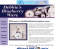 Website Snapshot of Debbie's Blueberry Ware