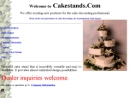 Website Snapshot of Caren's Cake Cottage