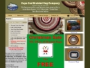 Website Snapshot of Cape Cod Braided Rug Co.