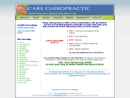 Website Snapshot of Care Chiropractic