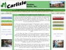 Website Snapshot of Carlisle Machine Work, Inc.