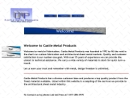 Website Snapshot of Castle Metal Products
