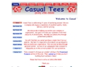 Website Snapshot of Casual Tees