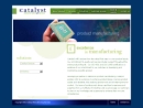 Website Snapshot of Catalyst Mfg. Services
