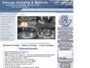Website Snapshot of Chicago Grinding & Machine Co.