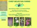 Website Snapshot of Chief Mountain Farms