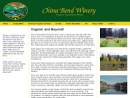 Website Snapshot of China Bend Winery