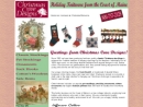 Website Snapshot of Christmas Cove Designs