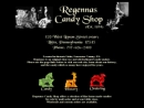 Website Snapshot of Regennas Candy Shop