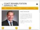 Website Snapshot of COAST REHABILITATION SERVICES INC