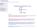 Website Snapshot of Coating Control, Inc.