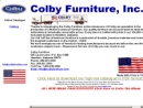 Website Snapshot of Colby Furniture Co., Inc.