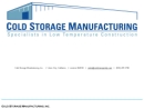 Website Snapshot of Cold Storage Mfg., Inc.