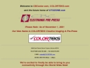 Website Snapshot of Colorteks Creative Imaging & Pre-Press