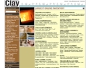 Website Snapshot of Continental Clay
