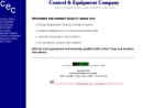Website Snapshot of Control Equipment, Inc.