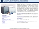 Website Snapshot of Control Instruments Corp.