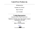 Website Snapshot of Control Power Products, Inc.