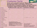Website Snapshot of Costume Curio, Inc.