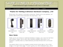 Website Snapshot of Craftsmen Hardware Co. Ltd.