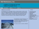 Website Snapshot of C & S MAINTENANCE INC