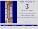 Website Snapshot of Custom-Fold Doors, Inc.
