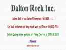 Website Snapshot of DALTON ROCK, INC