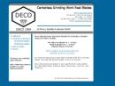 Website Snapshot of Deco Mfg.