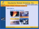 Website Snapshot of DEUTSCHE NICKEL AMERICA, INC
