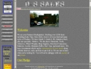 Website Snapshot of D & S Sales