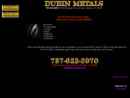 Website Snapshot of Dubin Metals Inc