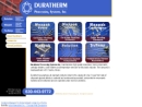 Website Snapshot of Duratherm Processing Systems