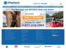 Website Snapshot of Elephant Insurance Services