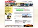 Website Snapshot of Equipco