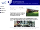 Website Snapshot of ESCO Precision, Inc.