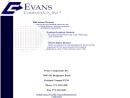 Website Snapshot of Evans Components
