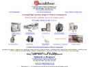 Website Snapshot of Excalibur Bagel & Bakery Equipment