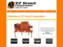 Website Snapshot of E Z Grout Corp., Inc.