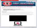 Website Snapshot of FIRST RESPONDER FIRE PROTECTION CORP.