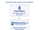 Website Snapshot of FRANKLIN ELECTRIC, L.P.