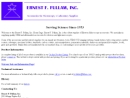 Website Snapshot of Fullam, Inc., Ernest F.