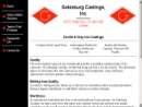 Website Snapshot of Galesburg Castings, Inc.