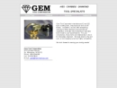 Website Snapshot of Gem Tool Corp.