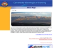 Website Snapshot of COLORADO GEOLOGICAL SURVEY
