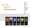 Website Snapshot of Gold Tech Industries