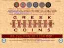 Website Snapshot of GREEK CHALLENGE COINS LLC