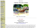 Website Snapshot of Tatman Wooden Boat, Inc., Greg
